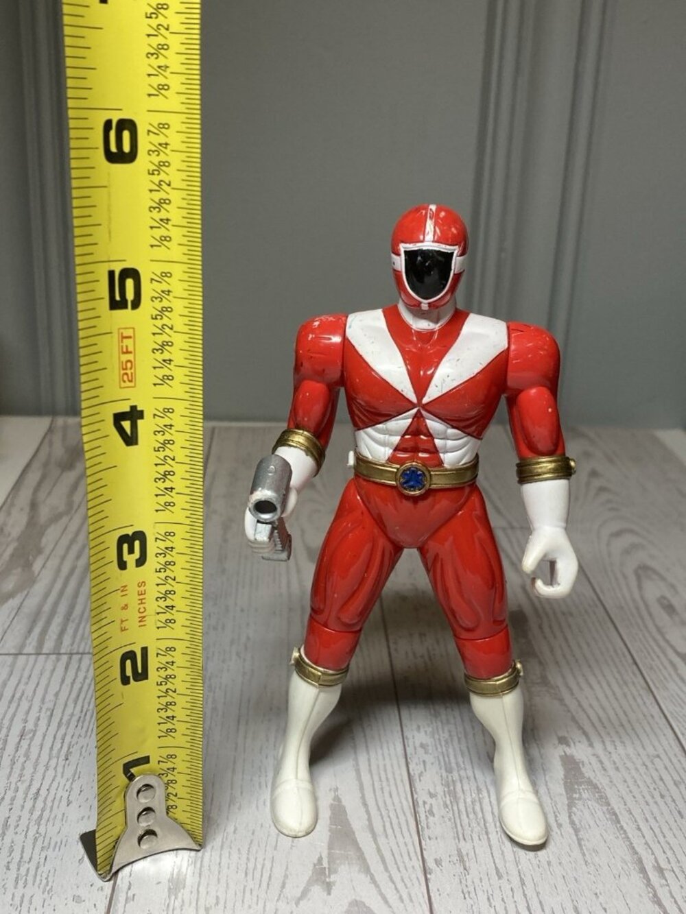 Power Rangers Light Speed Rescue Red Ranger Action figure Toy With 1999 Bandai - Picture 9 of 9
